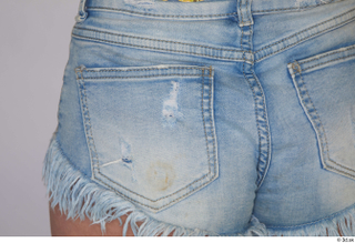 Lilly Bella blue jeans shorts casual dressed hips 0014.jpg